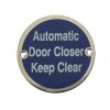 Stainless Steel Automatic Door Closer Keep Clear 75mm Polished Stainless Steel - By Frelan Hardware - JS111PSS