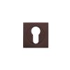 Zoo Hardware Square euro profile escutcheon - Etna Bronze