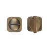 Zoo Hardware Turn and Release - Rosso Mini Squircle - Antique Brass