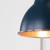 Smooth Copper Brindley Wall Light in Dusk
