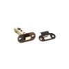 Atlantic Fire-Rated CE Marked Bolt Through Tubular Radius Latch 3" - Antique Copper