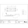 Pewter 4" Cranked Door Bolt