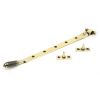 Aged Brass 12" Reeded Stay