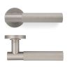 Valli Antonio Citterio Lever on Round Rosette (Zigrinato) - Satin Nickel PVD