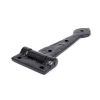 Black Textured 6" Cast T Hinge (pair)