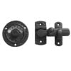 Antique Indicator Bolts 70mm dia. Black - By Frelan Hardware - JAB80