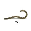 Burnished Brass Anchor Coat Hook