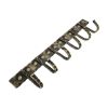 Iron Coat Hook Dotted 6 leg - Antique