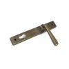 Burnished Brass Avon Slimline Lever Espag. Lock Set