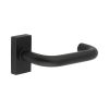 CR-106 Black Multi Point Rectangular Rose Door Handle - By Frelan Hardware - CR-106D4MB