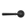 Black Hammered Newbury Lever on Rose Set (Beehive)