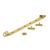 Polished Brass 12" Monkeytail Stay