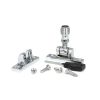 Polished Chrome Beehive Brighton Fastener - Narrow (Square)