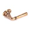 Polished Bronze Newbury Lever on Rose Set - Unsprung