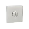 Senza Pari WC Turn and Release on Flush Square Rose (bolt through fixing only) (bolt through fixing only) - Polished Chrome