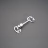 Silent Cabin Hook 3" - 75mm Satin Chrome