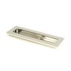 Polished Nickel 175mm Plain Rectangular Pull