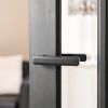 Forme Alila Lever Door Handle on Concealed Square Rose - Satin Nickel (Pair)