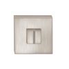 Tupai Rapido CurvaLine WC Turn on Round Rose (bolt through fixing only) - Pearl Nickel