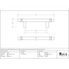Black 156mm Bar Pull Handle