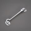 Silent Cabin Hook 6" - 150mm Satin Chrome