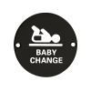Zoo Hardware Baby Change - 76mm dia - Black