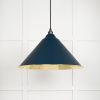 Smooth Brass Hockley Pendant in Dusk