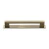 Heritage Brass Cabinet Pull Metro Design with Plate 160mm CTC Antique Brass Finish