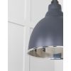Smooth Nickel Brindley Pendant in Slate