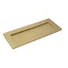 Satin Brass Small Letter Plate