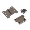Aged Bronze 4" x 3" x 5" Parliament Hinge (pair) ss