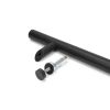 Matt Black SS (304) 100mm Bolt Fixings for T Bar (2) - Offset