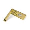 Aged Brass Avon Lever Euro Lock Set