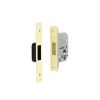 Jedo Euro Profile Deadlocks 65mm Polished Brass - By Frelan Hardware - JL1060PB