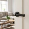 Complete Classic Door Handle Pack - Heavy Duty Latch - Matt Black - 64mm / 3-inch Hinges - JE-A20B-MB