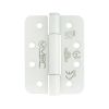 Zoo Hardware Grade 14 concealed knuckle hinge SS201 - Radius - Powder Coat White