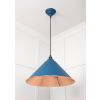 Hammered Copper Hockley Pendant in Upstream