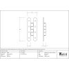 Pewter 4" H Hinge (pair)