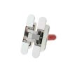 AGB Eclipse 3.2 Heavy Duty Self-Close Concealed Hinge for 60kg door - Polished Nickel