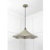 Smooth Nickel Flora Pendant in Tump