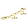 Polished Brass 8" Reeded Stay