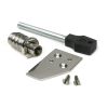 Polished Marine SS (316) Key-Flush Sash Stop