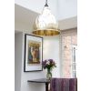 Hammered Brass Brindley Pendant