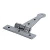 Pewter 4" Penny End T Hinge (pair)