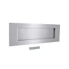 Victorian Letter Plate 300mm Satin Chrome