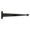 Black 22" Arrow Head T Hinge (pair)