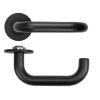 Zoo Hardware Maggiore Lever on 4mm Round Slim Sprung Rose - PVD Black