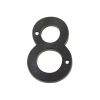 Zoo Hardware Numeral - No. 8 - 4" - Black