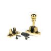 Aged Brass Mushroom Brighton Fastener (Radiused)