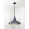 Smooth Nickel Frankley Pendant in Slate